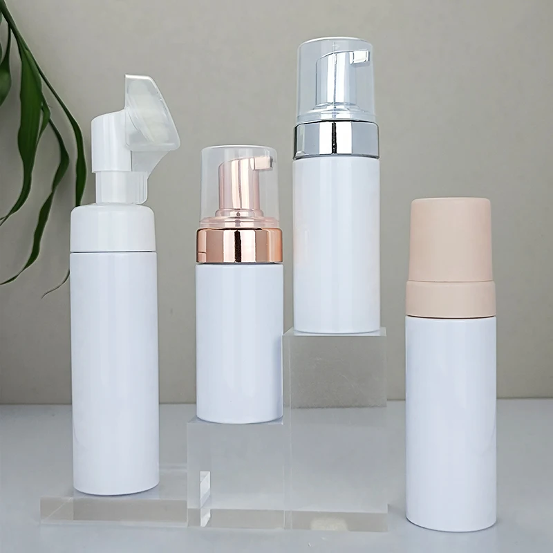 Custom 30ml 60ml 120ml `100ml 150ml 200ml White Plastic Cosmeytic Cosmetic  Empty Foam Bottle