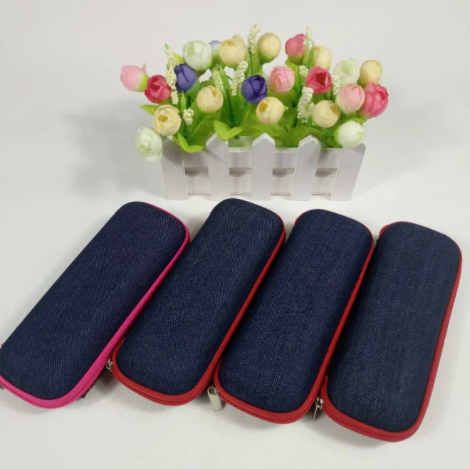 jean custom box sunglasses manufacturer of spectacle cases colorful zipper designer sunglasses case eyewear cases hot selling