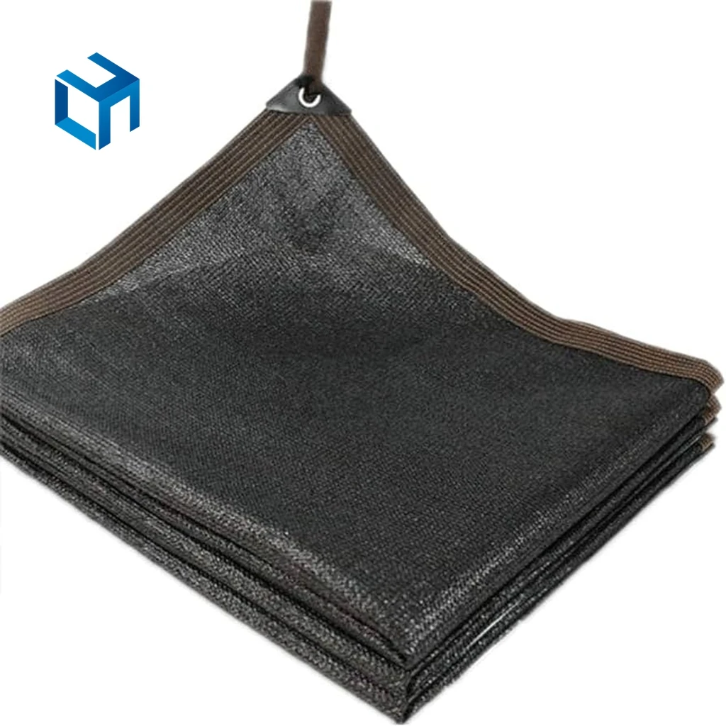 Plant Nursery Hdpe Agriculture Shade Net  Fence Privacy Flat Wire Customized Sunblock Net Orange Building Construction Shade Net