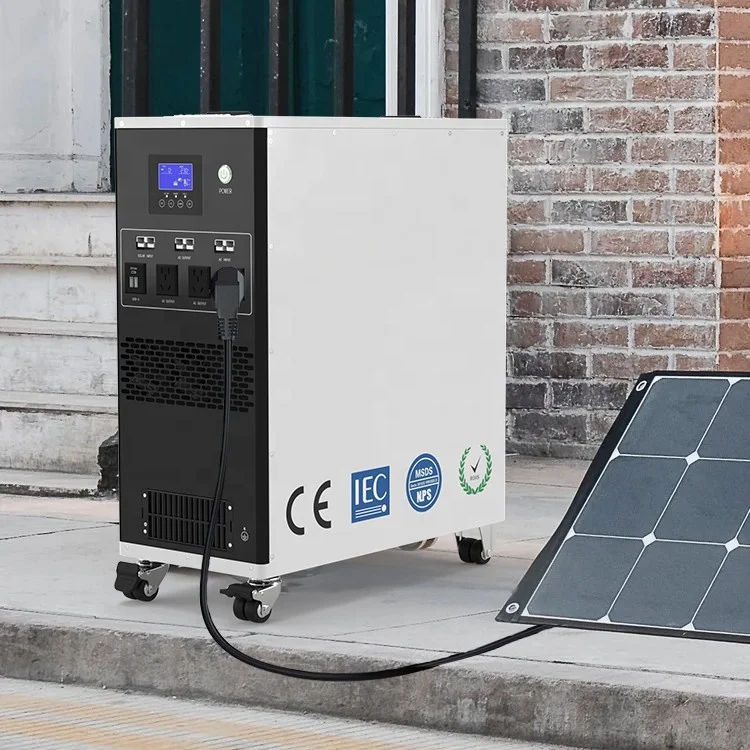 6000Wh Solar Energy Battery Storage System Lithium LiFePo4 3000W Portable Power Station for Home