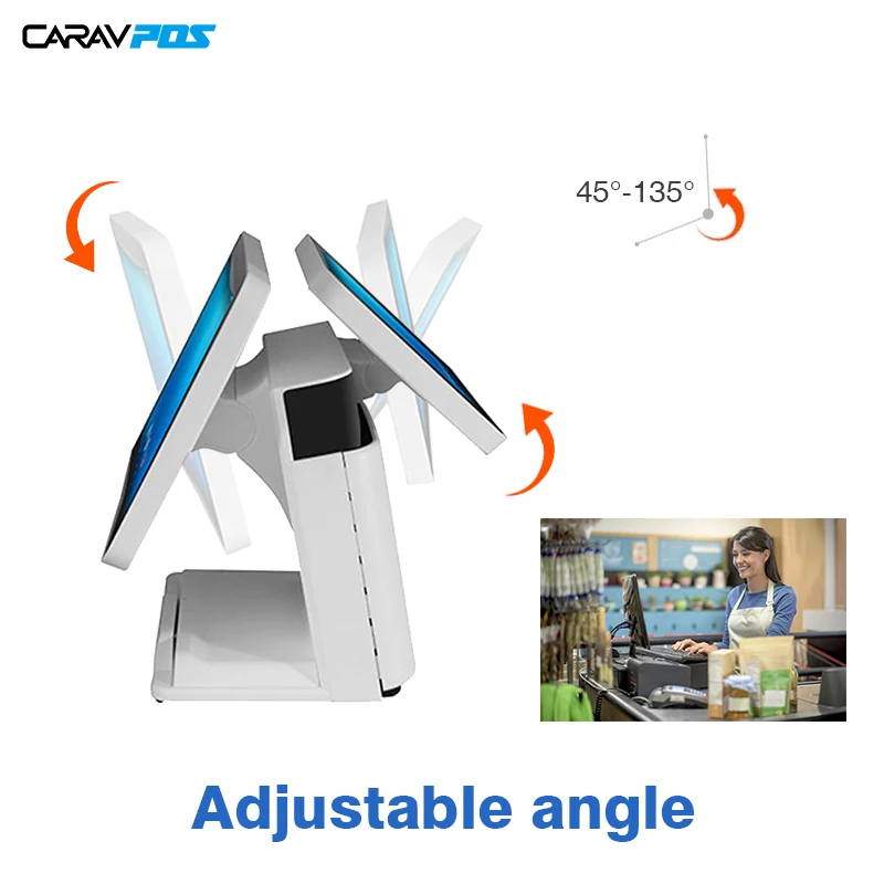 Factory price 15.6 inch touch screen pos cash register machine restaurant cash point of sale point pos terminal system for sale