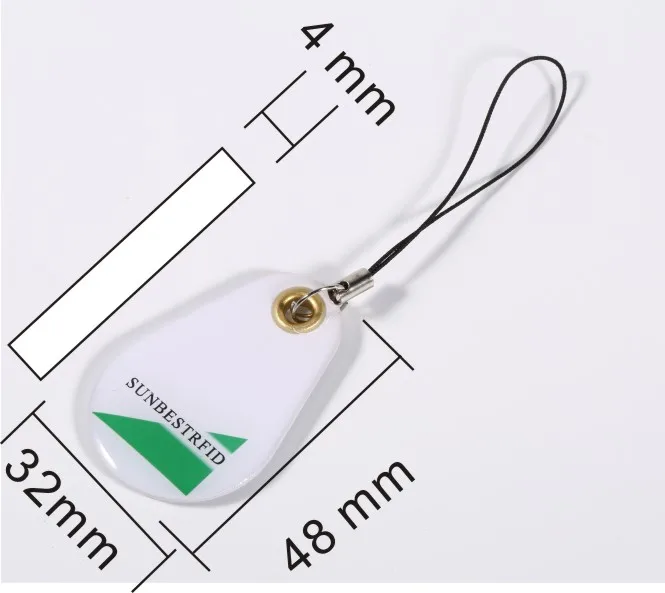 Custom 125KHz 13.56MHz UHF Anti Metal Rfid Epoxy Keychain Key ABS Ntag213 215 216 Chip NFC Keyfob Tags For programmer