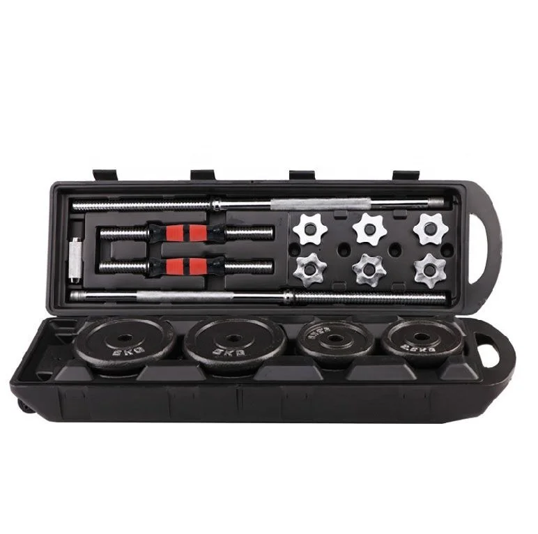 1-10kg Dumbbell Set Adjustable Weights York Power Training Dumbbell 50kg Black Paint Barbell Dumbbell Set