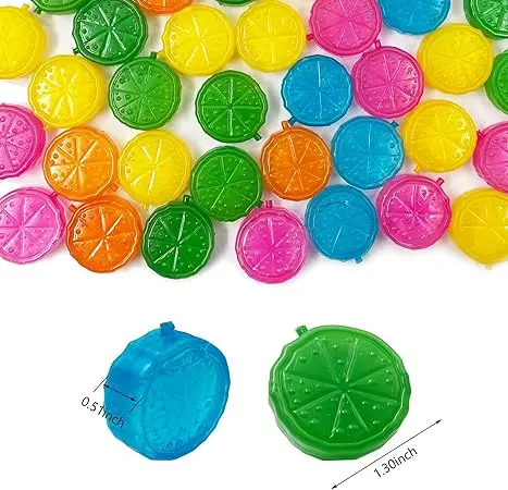 Reusable Ice Cube 40 Pcs Plastic Ice Cubes Quick-Freeze Refreezable Ice Cubes for Making Cold Drinks Lunch Bags Coolers