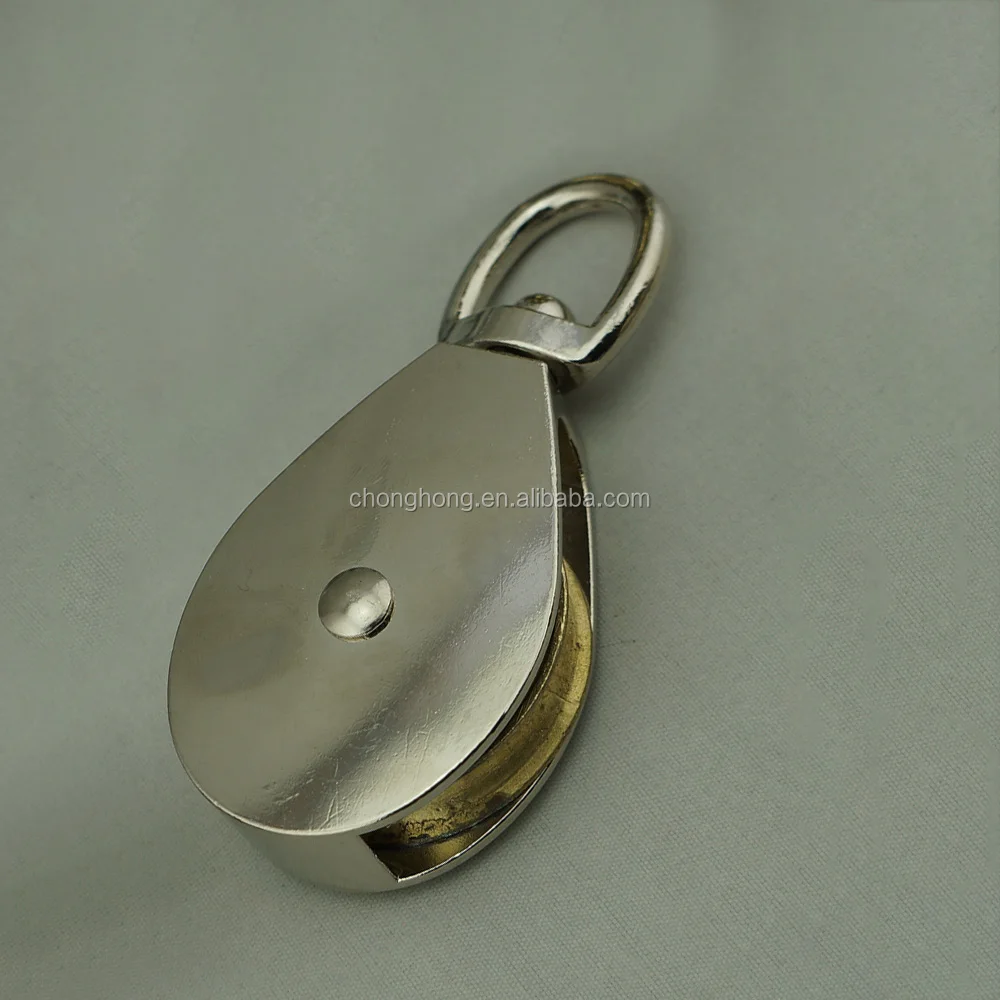 Проволочный Трос разборный блок 3/4 дюйма морской шкив из цинкового сплава Одноколесный с поворотным отверстием китайский поставщик