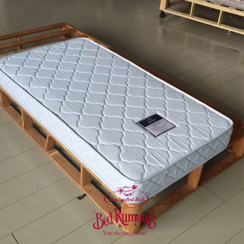 5 star hotel pillow top single bonnell rolled up cotton mattress