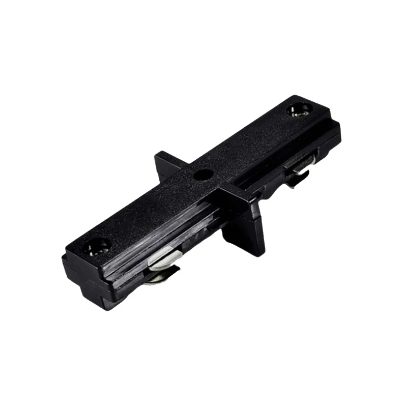 H-Type 3 Wires LED Track Head Lighting Tracks Accessories Live-End Connector Black Joining Adapter