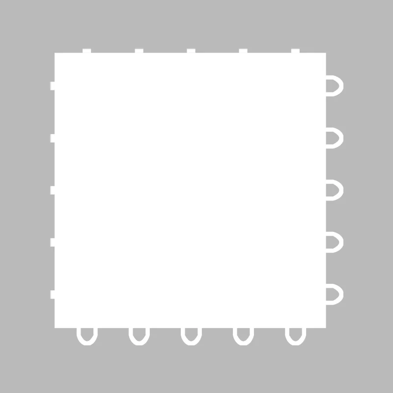 Синтетическая ледяная плитка для хоккея 25x25 см