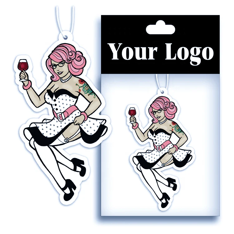 Customized Design Car Air Freshener /custom Paper Air Freshener/hanging Air Freshener