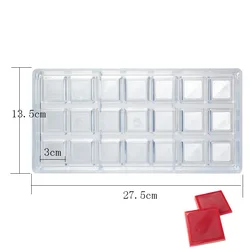 High Quality Sustainable Rectangle Shape Handmade PS Chocolate Mold Making