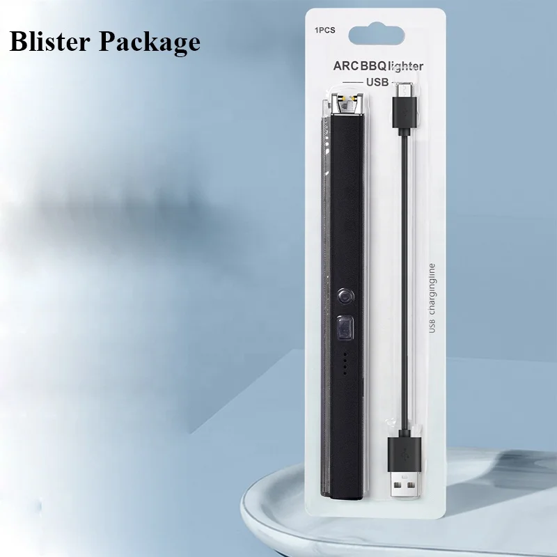 2024 Rechargeable Electric Lighter USB Candle Lighter Camping Lighter Plasma Arc with Safety Switch or Cooking BBQ Fireworks