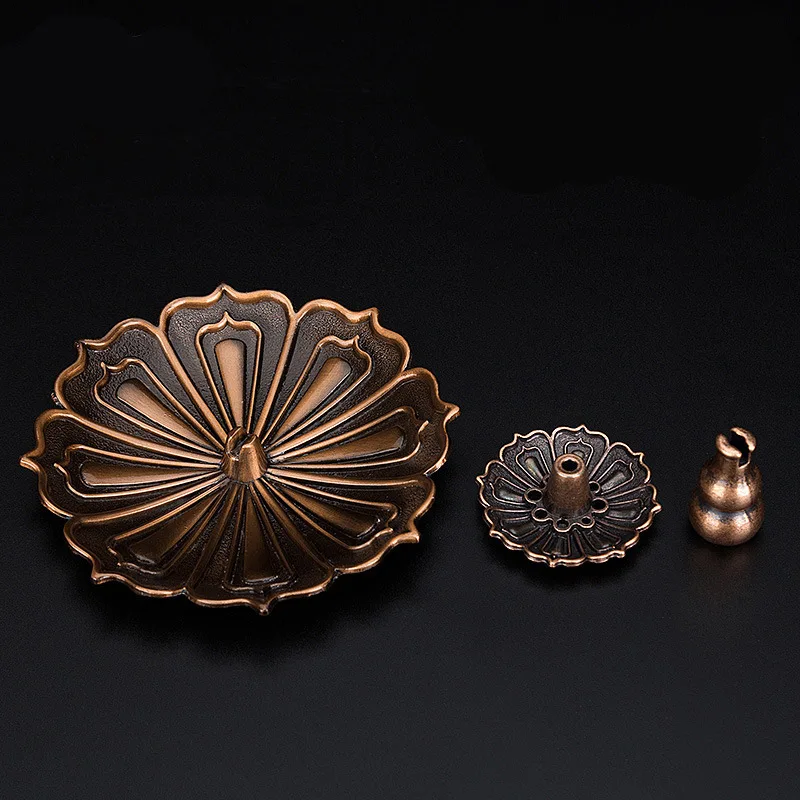 Brass Incense Holder - Lotus Stick Incense Burner And Cone Incense Holder