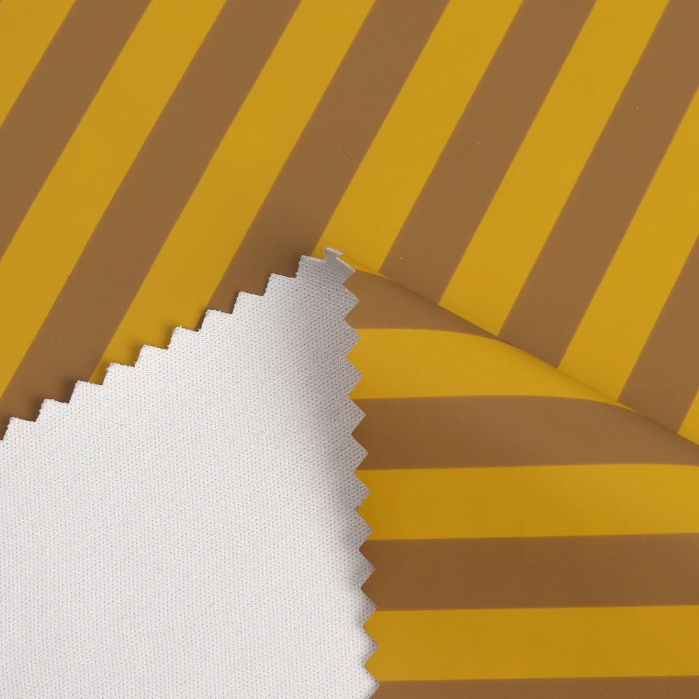 Популярный Лидер продаж, детский дождевик из синтетической кожи в желтую полоску, искусственная кожа высокого качества