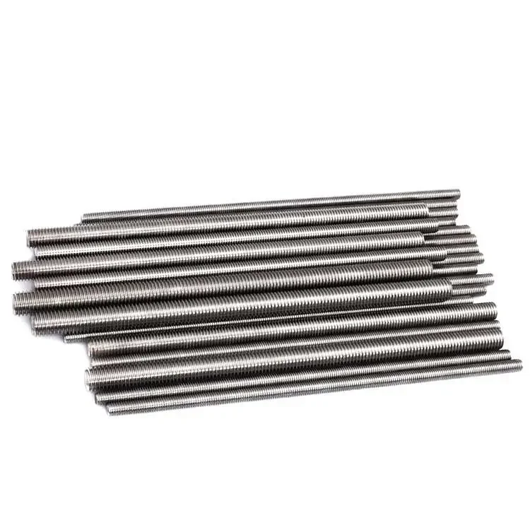 Din975 DIN976 Factory UNS S32750 S32760 S32205 1.4410  2205 2507 duplex stainless steel ASME B18.31.1M stud bolts and nuts