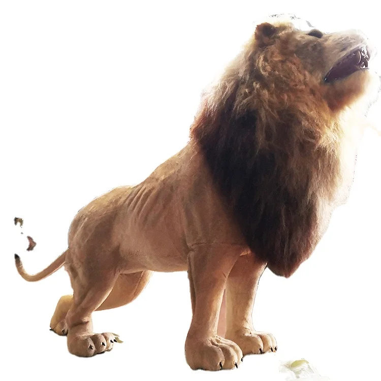 Animal park Simulation Animal animatronic Life size Lion for sale Theme Park Decorations Simulation Animals Animatronic Lion
