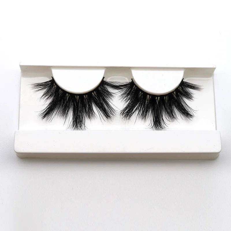 Lon21 wholesale private label 5d mink lashes 25mm long hair 100% siberian mink fur eyelashes with own brand