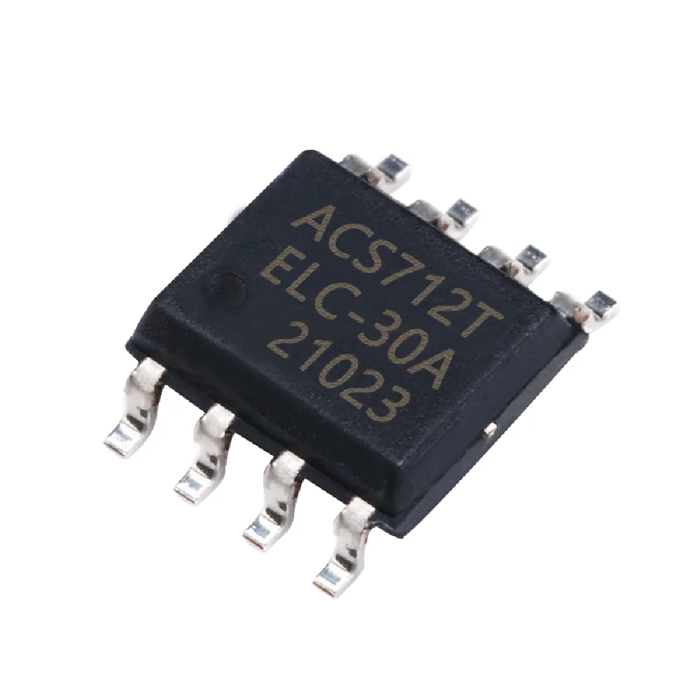 Current Sensors ACS712ELCTR-30A-T SOP8 Open Loop Current Sensor AC/DC 5V 8-Pin N T/R SENSOR CURRENT HALL 5A