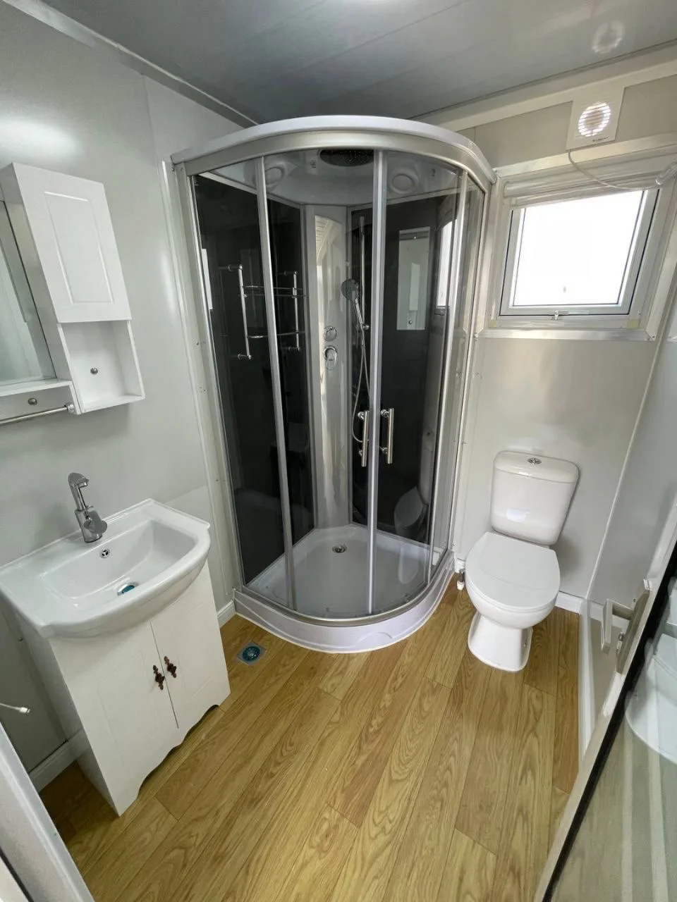 20ft Modern Modular Home Container House Easy Assembly Design Folding Expandable Office Apartment Shop Toilet Use 1-Year