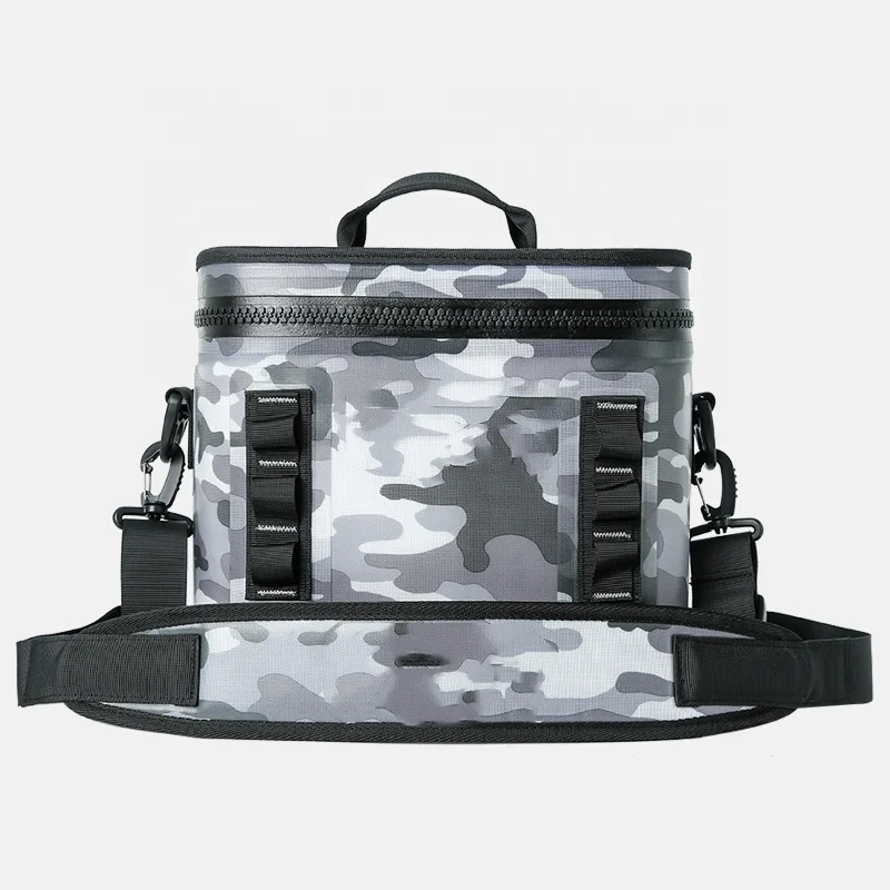 Outdoor Lunch Soft Insulated Cooler Bag 24 Cans Portable Ice Chest Box for Camping Picnic and Beach