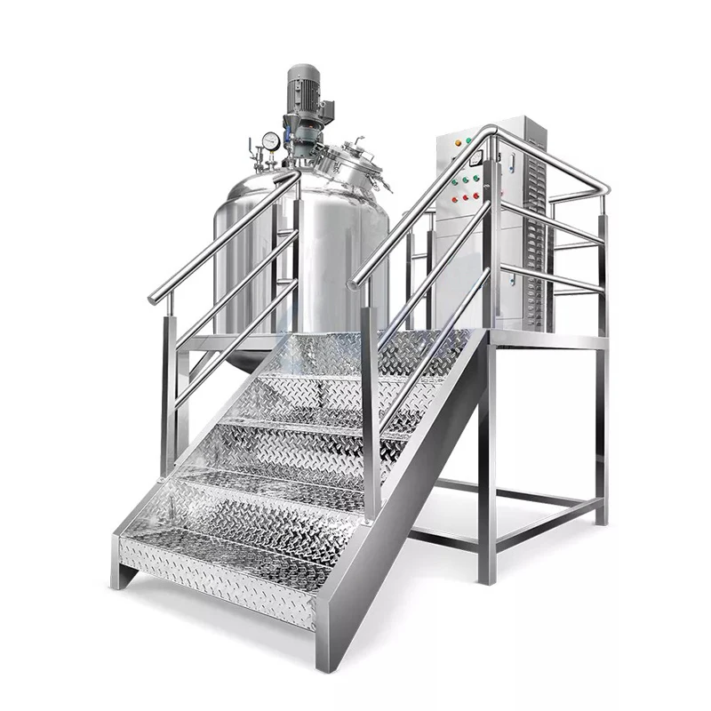 Salad Dressing Tomato Sauce Making Machine Mayonnaise Stainless Steel Mixing Tank Mixer Homogenizer Cosmetic