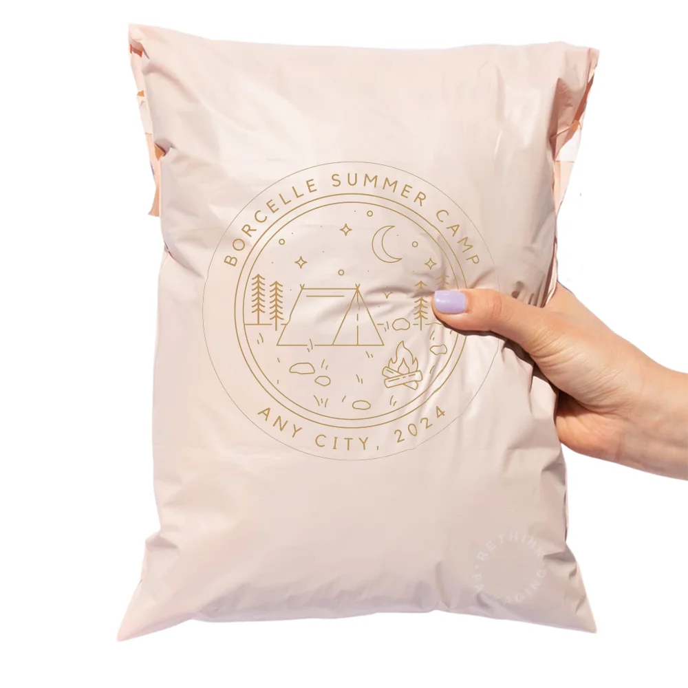 Custom Logo Biodegradable Compostable Postage Satchels Plastic Envelopes Shipping  Poly Mailer Mailing Bags For Clothing