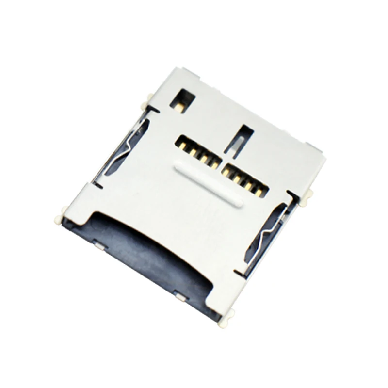 10 pin Push type micro SD TF card reader socket 1.8mm connector P/N102314662