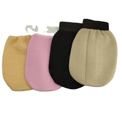 2022 amazon hot sell private label colorful bathroom scrubber skin exfoliating gloves
