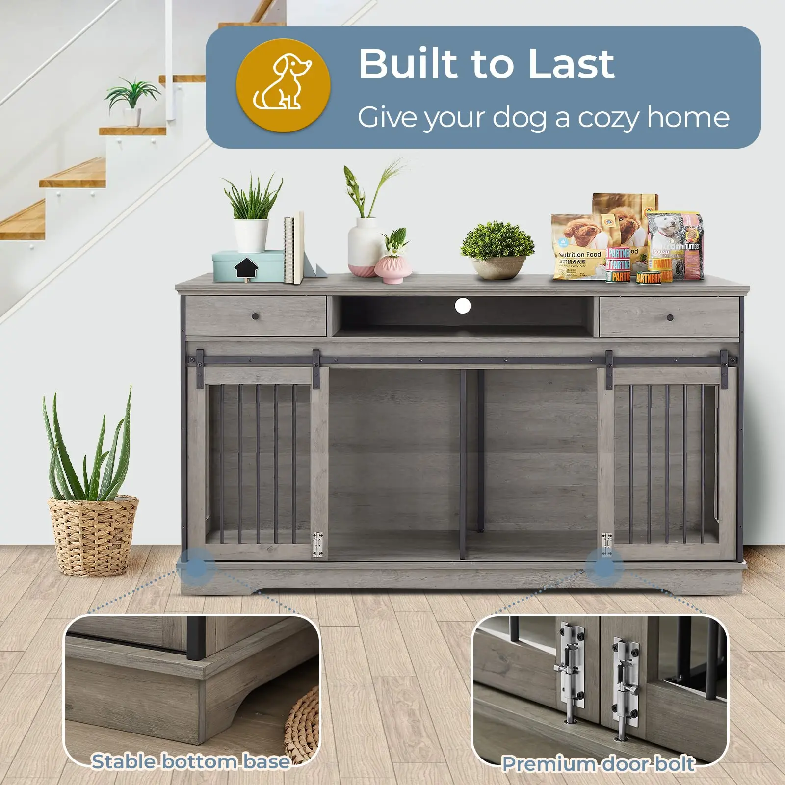 pet cage wood small animal cage buy metal dog crate 45inheavy duty dog cage crate tv stand cabinet unit living room furniture