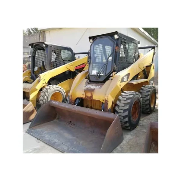 Used Japan imported Caterpillar cat252b skid steer loader / second hand original engine CAT 252B excellent condition