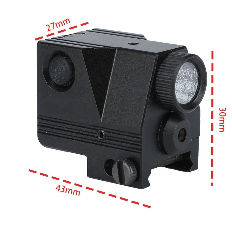 520nm Green laser Aluminum 6061-T6  laser sight and 450 lumen LED light combo  hunting equipment picatinny rail