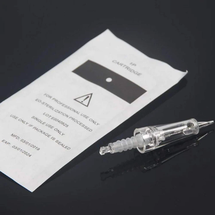 Картридж с тату-иглой 1Rl/3Rl/5Rl/7Rl/3F/5F/7F одноразовый Перманентный макияж бровей наностерильная текстурированная татуировочная