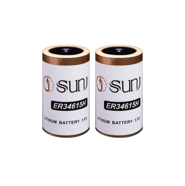 Sunj Battery Lithium 34615 19000mAh 3.6V Non Rechargeable 3.6V D Size Er34615 Battery