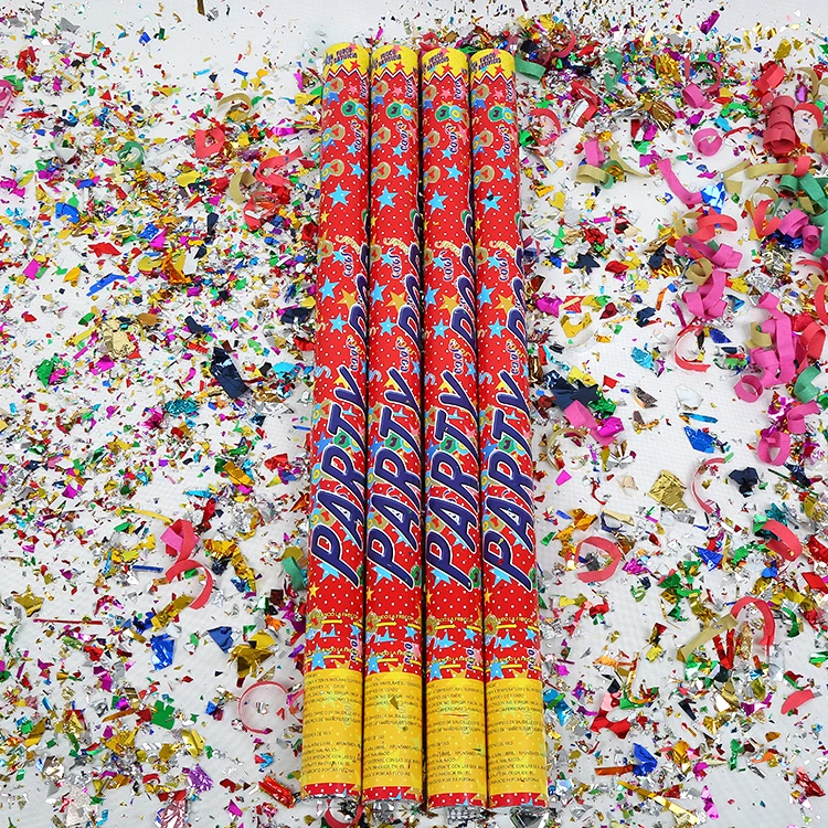 Supply Streamer Star Party Popper Compressed Confetti Streamers Cannon
