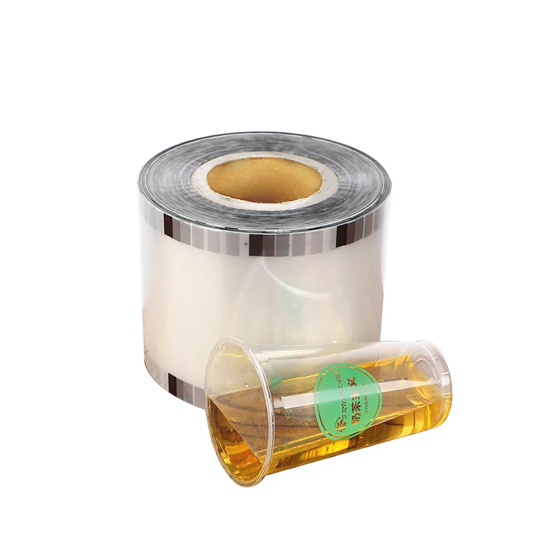 PET PP PS PE aluminum foil easy peel film yogurt lid sealing film