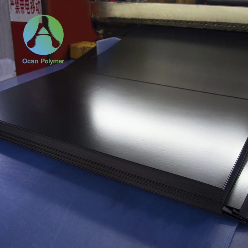 PVC Sheet Thickness 0.3mm Matt Black Plastic PVC Rigid Sheet