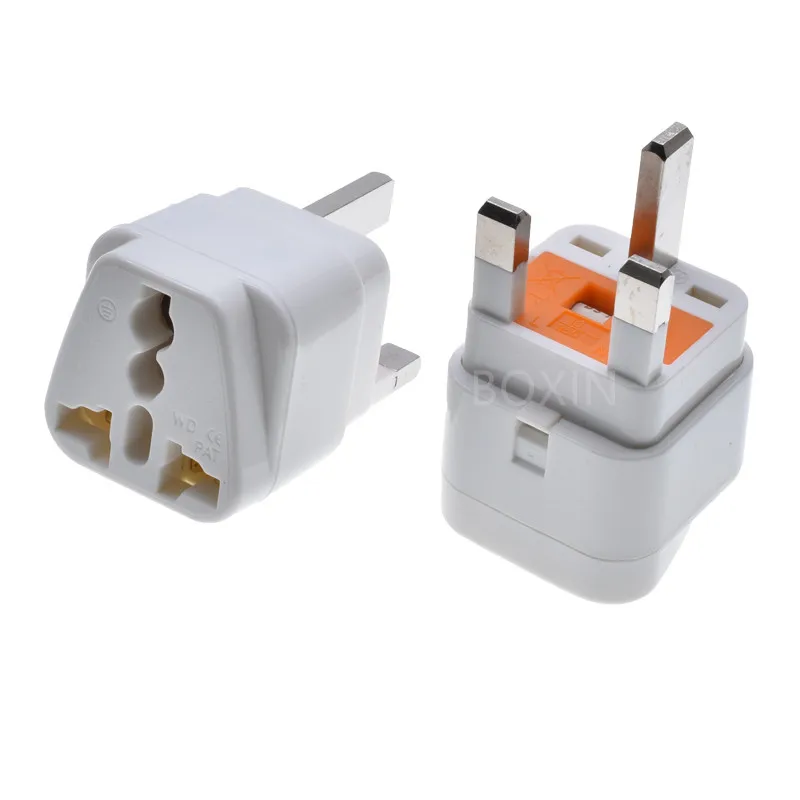 Universal to UK plug adapter with 13A FUSE US/EU/UK/AU to BS Conversion Connector Singapore Malaysia plug