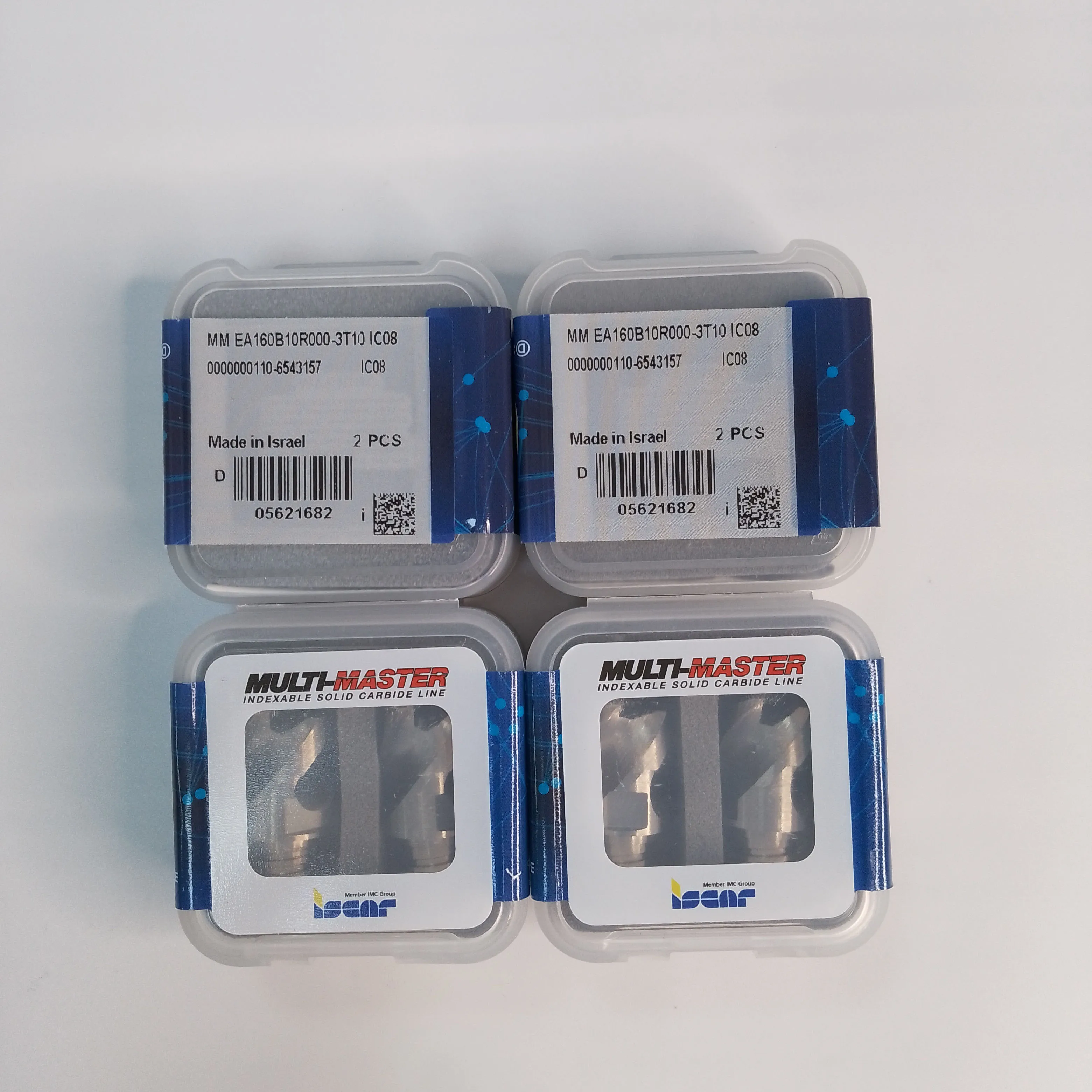 Original MM EC160B12R000-4T10  Interchangeable 4 flute solid carbide endmill heads with 30 and 45 helix and various corner radii