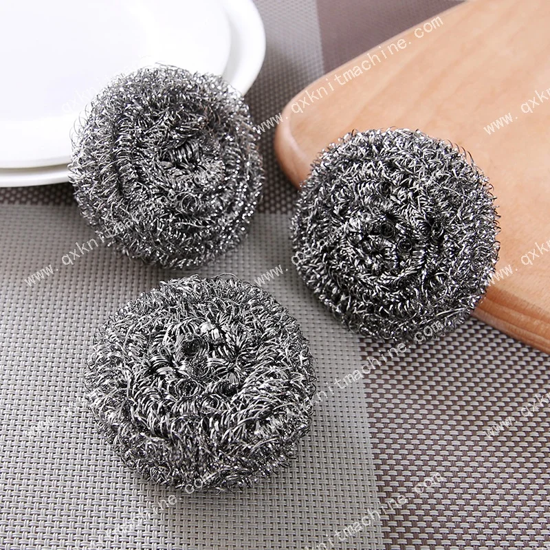 pot scrubber machine Stainless Steel Scrubber Knitting Machine