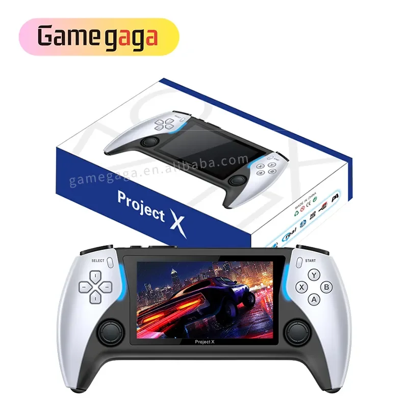 Yo Project X Handheld Game Player 4.3 inch HD Portable Handheld Video Game Console Retro Classic Game Player