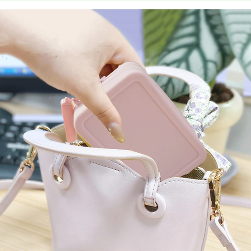 High-quality Silicone Square Pouch Cosmetic Pouch Silicone Jewel Case Box Cute Makeup Organizer Fashion Zipper Pouch For Women