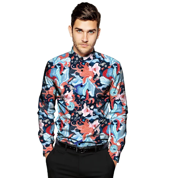 The fashionable new design chinese style product shirts for men