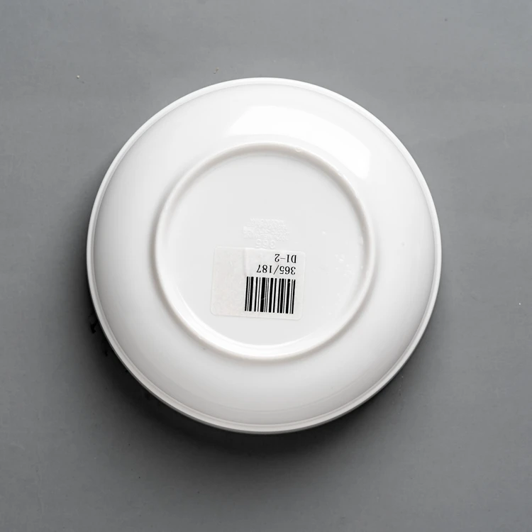 Hot sale white melamine round Korean noodle bowl