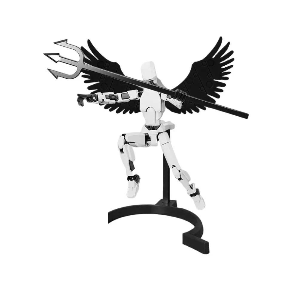 3D Action Figure Multi-Jointed Movable DIY Robot 4.0 Mannequin Toyslucky 13 Dummy Action Figures Toys for Kids