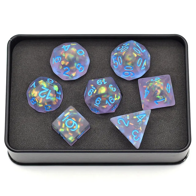 D20 7 ПК игральные кости на заказ для настольных игр