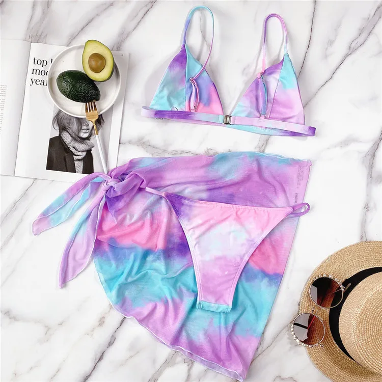 2021 New Swimsuit Ladies Sexy Swimwear Open Hot Sexy Bikini
