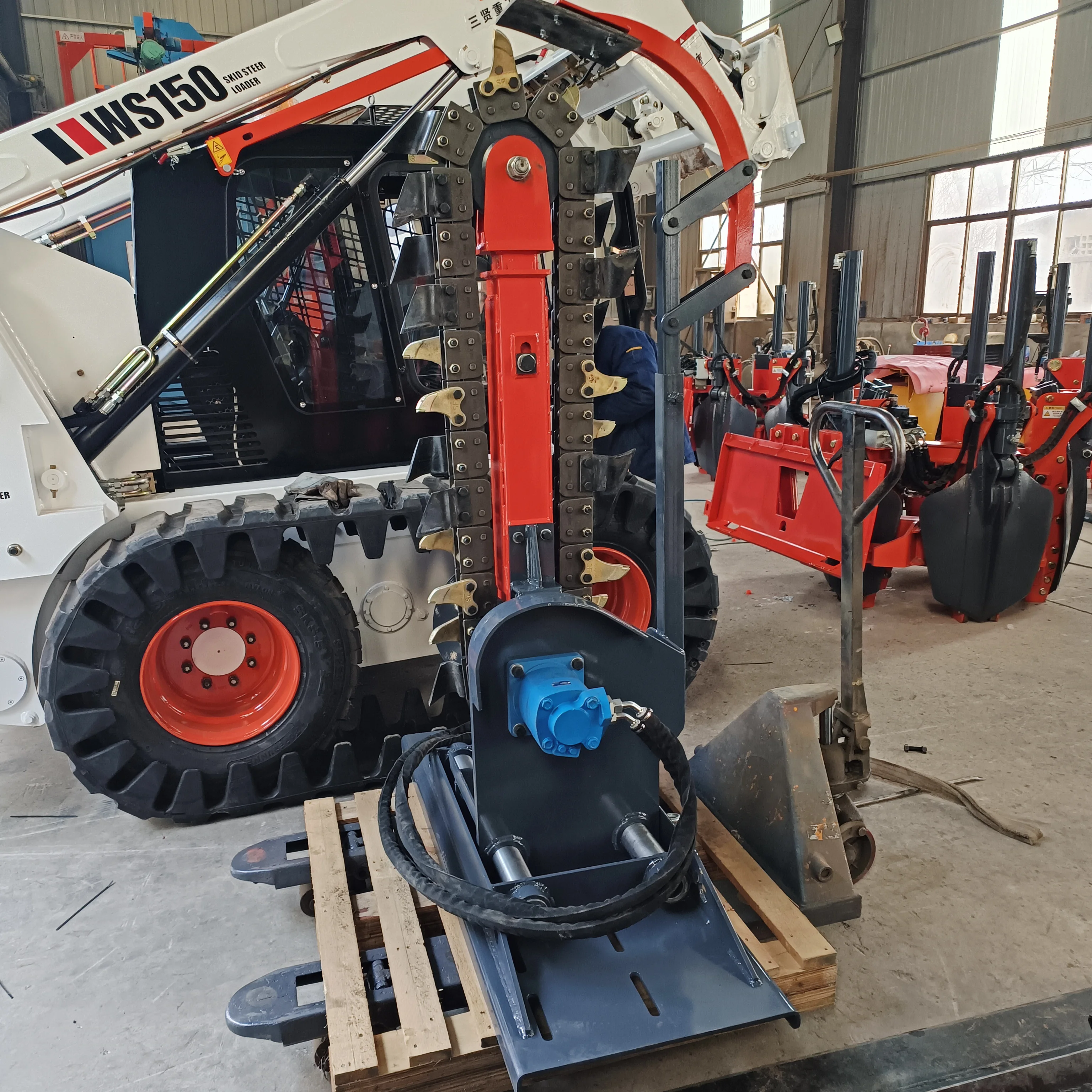 trencher for Skid Steer Loader/Trencher for Excavator Ditcher/Chain Trencher