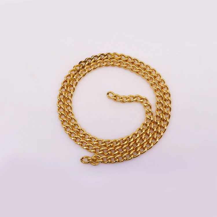 Cheap price heavy duty chain link fencing galvanized Metal handbag chain 	Bag chain strap