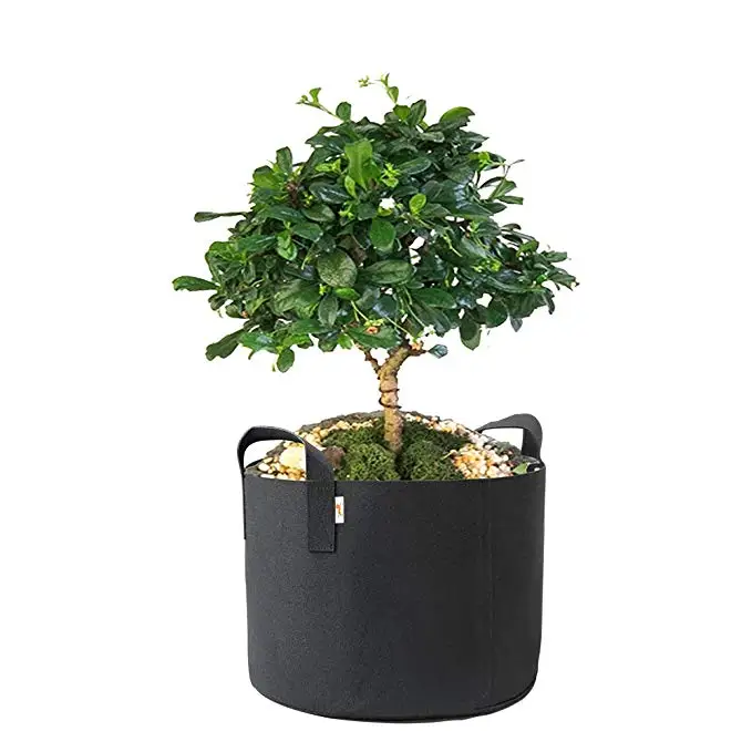 Умный фетровый пакет для выращивания растений, контейнер для растений, горшок из искусственной ткани с ручкой, домашний фетровый пакет, 1-400 галлонов