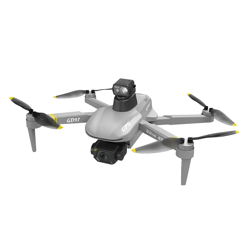 Глобальный Дрон GD97 бесщеточный двигатель dron GPS с утопленными камерами и шарнирным шарниром 3-осевой анти-тряска длительное время полета против s9