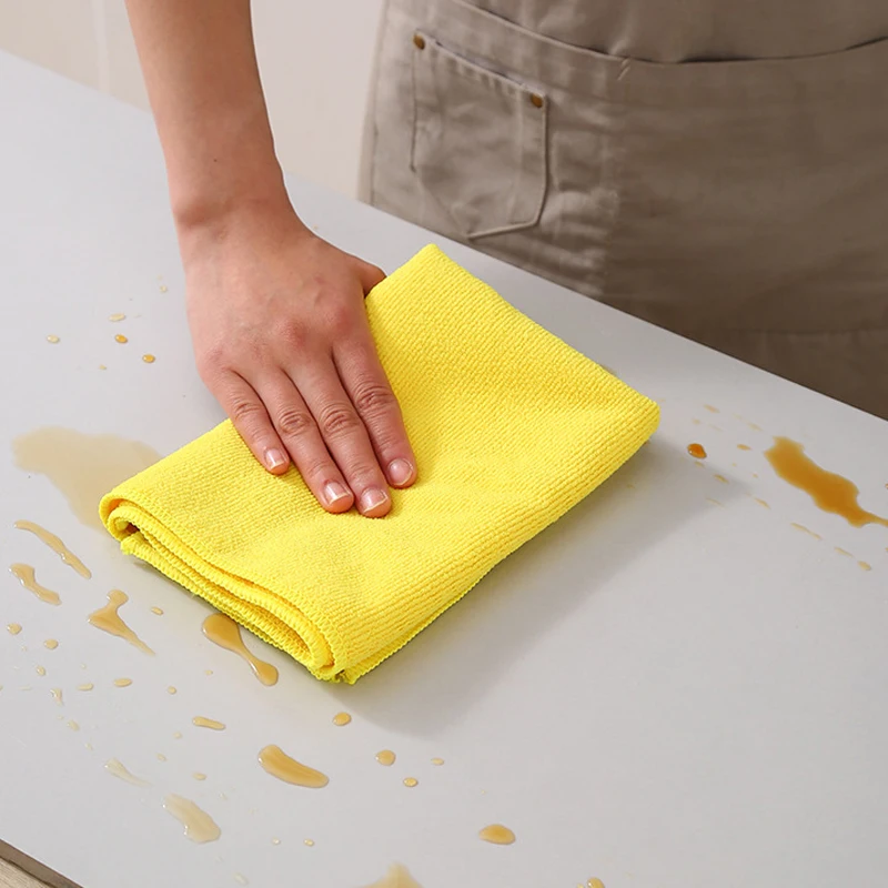 Cheap microfiber glass cleaning cloth 30x30cm 40x40cm 40x60cm kitchen cleaning cloth customizable cleaning clothes for kitchen